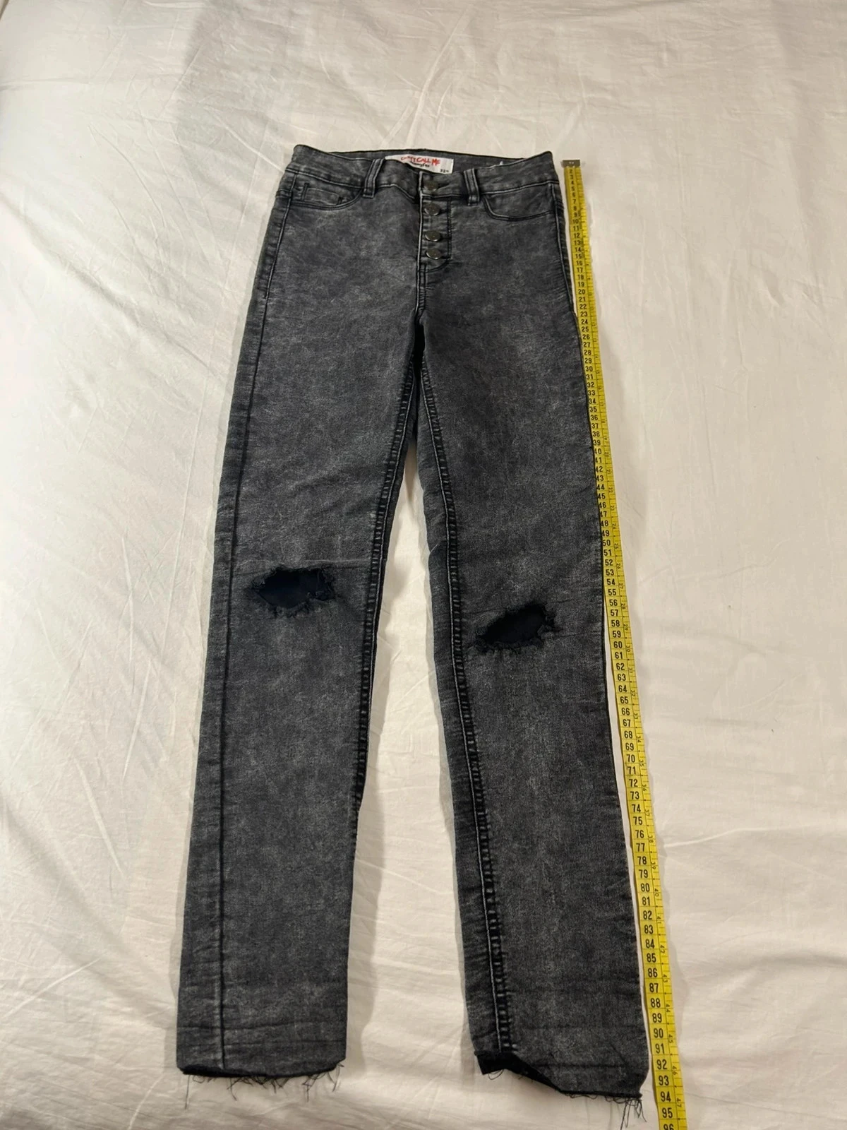Jean gris skinny jennyfer